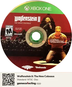 Wolfenstein II: The New Colossus Xbox One, NTSC disc
