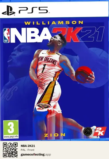 NBA 2K21 PlayStation 5, PAL box front