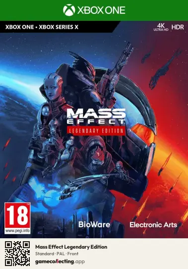 Mass Effect Legendary Edition Xbox One, PAL box front
