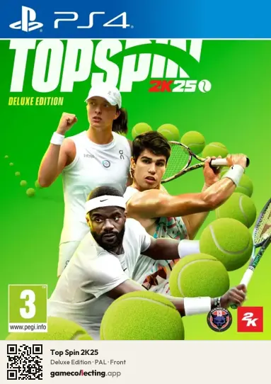 Top Spin 2K25 PlayStation 4, PAL box front
