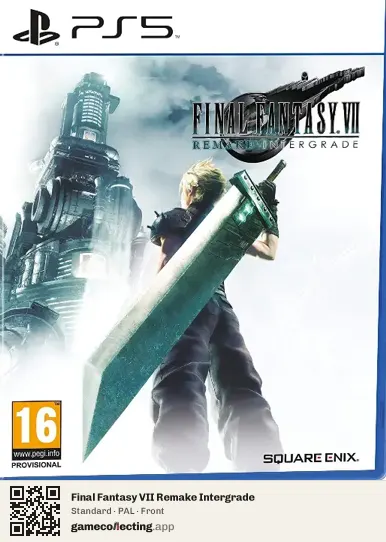 Final Fantasy VII Remake Intergrade PlayStation 5, PAL box front