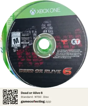 Dead or Alive 6 Xbox One, NTSC disc