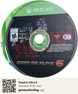 Dead or Alive 6 Xbox One, NTSC disc