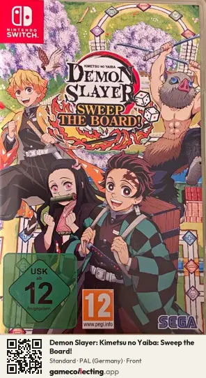 Demon Slayer: Kimetsu no Yaiba: Sweep the Board! Nintendo Switch, Germany box front
