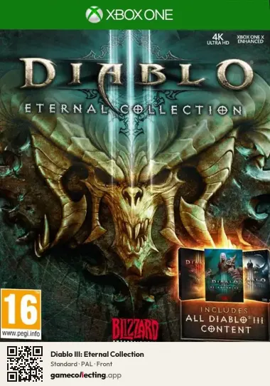 Diablo III: Eternal Collection Xbox One, PAL box front