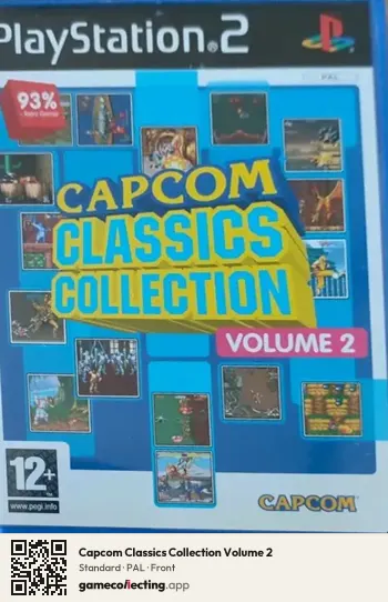 Capcom Classics Collection Volume 2 PlayStation 2, PAL box front