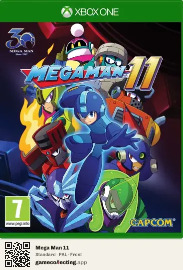 Mega Man 11 Xbox One, PAL box front