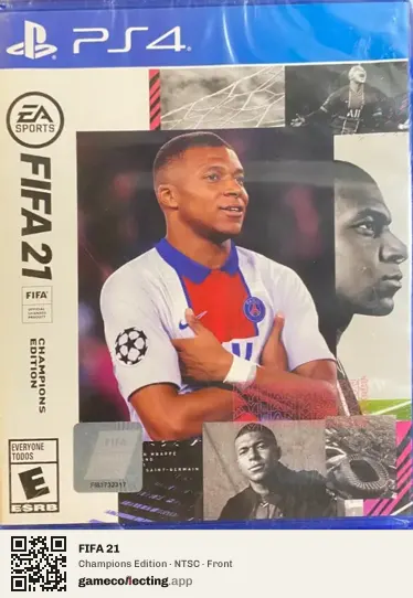 FIFA 21 PlayStation 4, NTSC box front