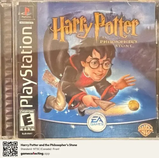 Harry Potter and the Philosopher's Stone PlayStation, Canada box front