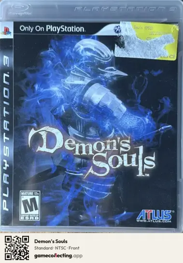 Demon's Souls PlayStation 3, NTSC box front