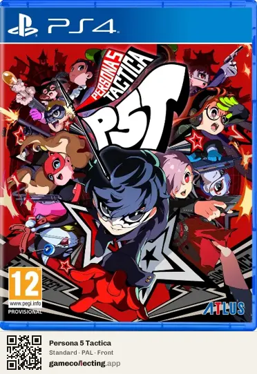 Persona 5 Tactica PlayStation 4, PAL box front