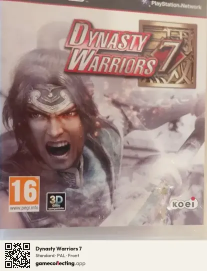 Dynasty Warriors 7 PlayStation 3, PAL box front