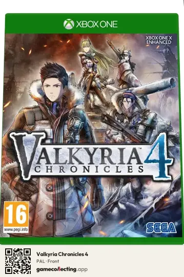 Valkyria Chronicles 4 Xbox One, PAL box front