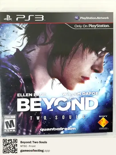 Beyond: Two Souls PlayStation 3, NTSC box front