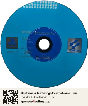 Beatmania featuring Dreams Come True PlayStation, Asia disc