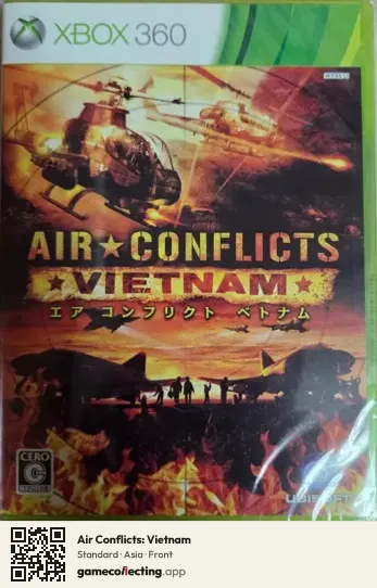 Air Conflicts: Vietnam Xbox 360, Asia box front