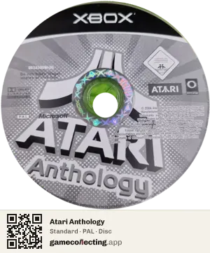 Atari Anthology Xbox, PAL disc