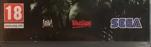Aliens vs. Predator, the PEGI square on its front