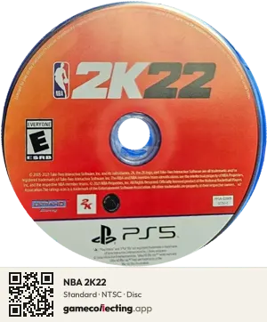 NBA 2K22 PlayStation 5, NTSC disc
