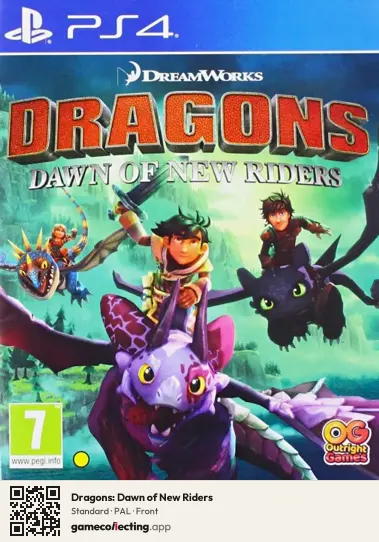 Dragons: Dawn of New Riders PlayStation 4, PAL box front