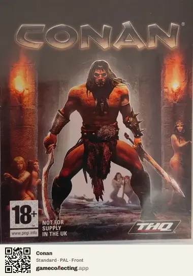 Conan PlayStation 3, PAL box front
