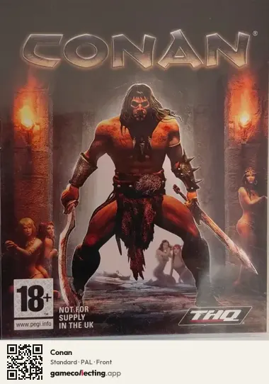 Conan PlayStation 3, PAL box front
