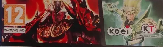Dynasty Warriors: Strikeforce, the PEGI square on its front