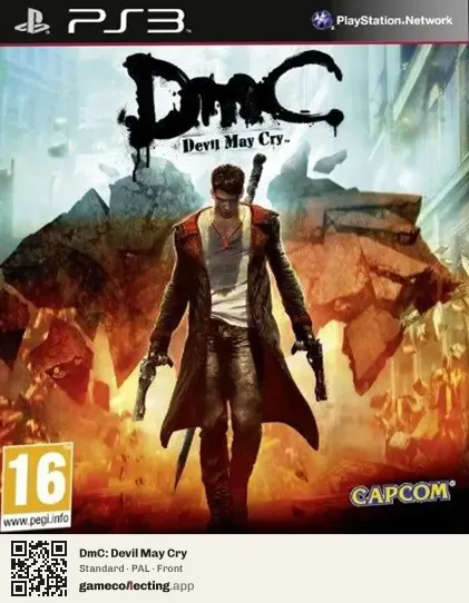 DmC: Devil May Cry PlayStation 3, PAL box front