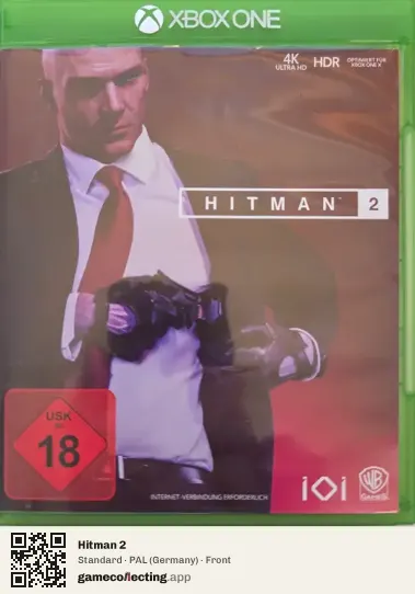 Hitman 2 Xbox One, Germany box front