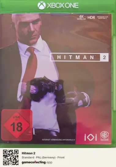 Hitman 2 Xbox One, Germany box front