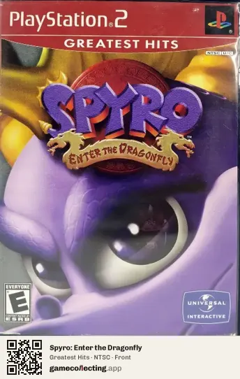 Spyro: Enter the Dragonfly PlayStation 2, NTSC box front
