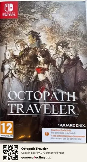Octopath Traveler Nintendo Switch, Germany box front