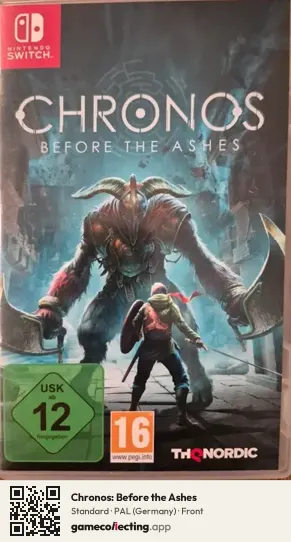 Chronos: Before the Ashes Nintendo Switch, Germany box front