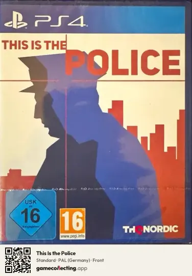 This Is the Police PlayStation 4, Germany box front