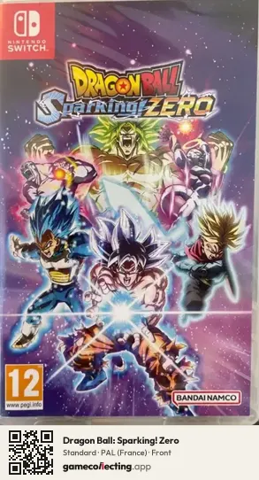 Dragon Ball: Sparking! Zero Nintendo Switch, France box front