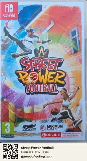 Street Power Football Nintendo Switch, PAL box front
