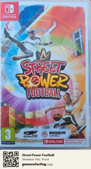 Street Power Football Nintendo Switch, PAL box front