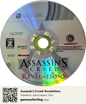 Assassin's Creed: Revelations Xbox 360, Asia disc