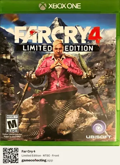Far Cry 4 Xbox One, NTSC box front