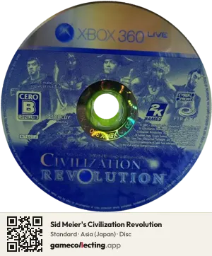 Sid Meier's Civilization Revolution Xbox 360, Asia disc