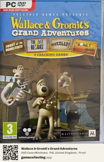 Wallace & Gromit's Grand Adventures Computer, United Kingdom box front