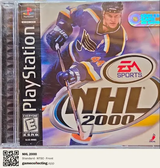 NHL 2000 PlayStation, NTSC box front