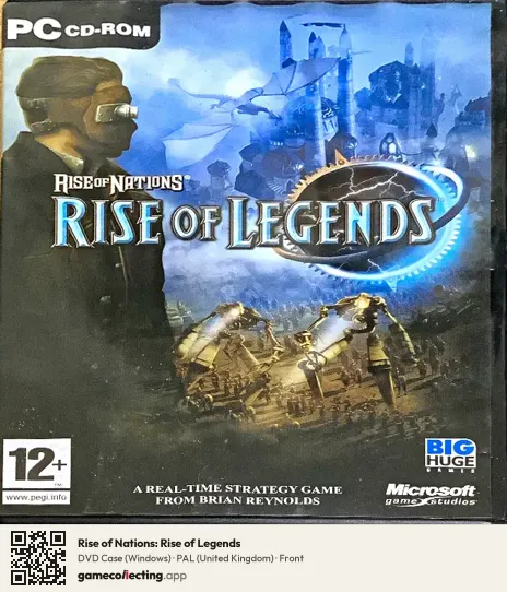Rise of Nations: Rise of Legends Computer, United Kingdom box front