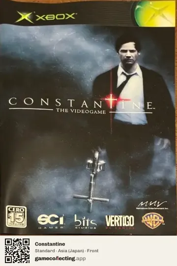 Constantine Xbox, Asia box front