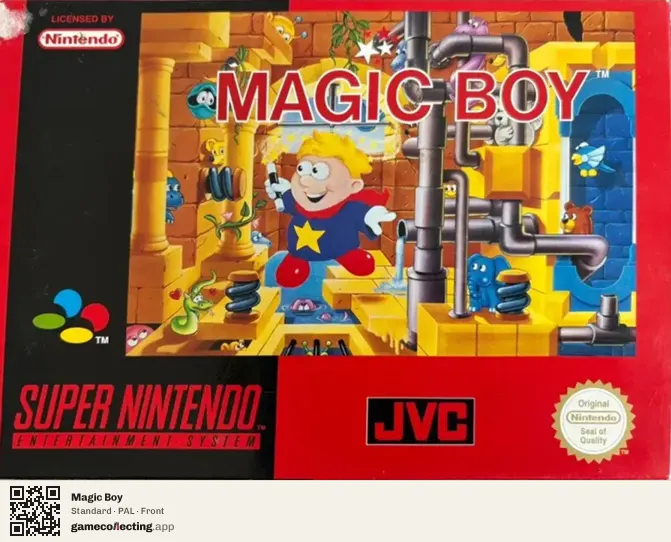 Magic Boy Super Nintendo Entertainment System, PAL box front