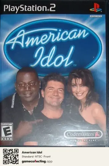 American Idol PlayStation 2, NTSC box front