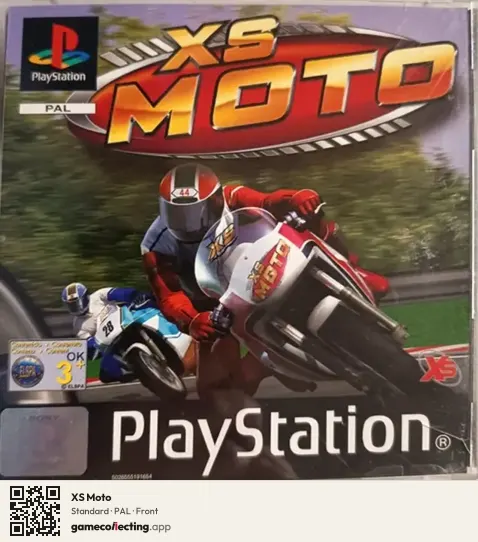 XS Moto PlayStation, PAL box front