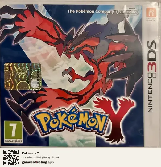 Pokémon Y Nintendo 3DS, Italy box front