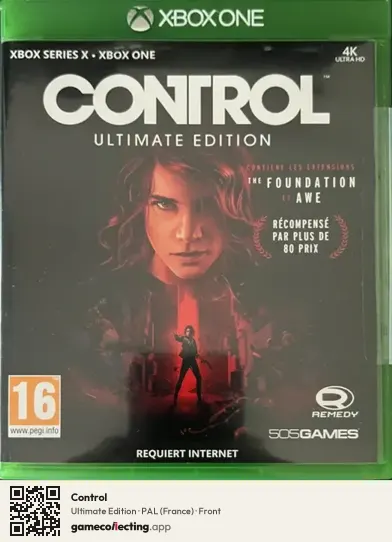 Control Xbox One, France box front