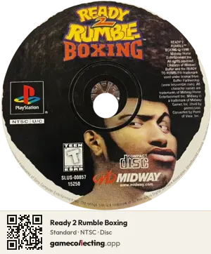 Ready 2 Rumble Boxing PlayStation, NTSC disc